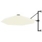 vidaXL Sombrilla de pared con barra de metal 300 cm arena vidaXL Sombrilla de pared con barra de metal 300 cm arena