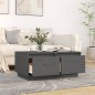 vidaXL Mesa de centro madera maciza de pino gris 80x50x35 cm vidaXL Mesa de centro madera maciza de pino gris 80x50x35 cm