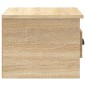 vidaXL Mesita de noche de pared color roble Sonoma 41,5x36x28 cm vidaXL Mesita de noche de pared color roble Sonoma 41,5x36x28 cm