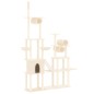 vidaXL Rascador para gatos con postes de sisal color crema 279 cm vidaXL Rascador para gatos con postes de sisal color crema 279 cm