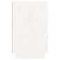 vidaXL Mesitas de noche 2 uds madera maciza pino blanco 40x34x55 cm vidaXL Mesitas de noche 2 uds madera maciza pino blanco 40x34x55 cm