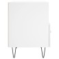 vidaXL Mesitas de noche 2 uds madera ingeniería blanco 40x35x47,5 cm