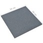 vidaXL Losetas de goma protección de caídas 24 uds gris 50x50x3 cm vidaXL Losetas de goma protección de caídas 24 uds gris 50x50x3 cm