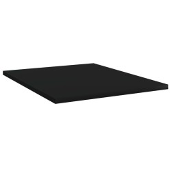vidaXL Estantes para estantería 8 uds contrachapada negro 40x50x1,5 cm