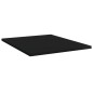 vidaXL Estantes para estantería 8 uds contrachapada negro 40x50x1,5 cm
