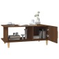 vidaXL Mesa de centro madera contrachapada roble marrón 90x50x40 cm vidaXL Mesa de centro madera contrachapada roble marrón 90x50x40 cm