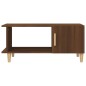 vidaXL Mesa de centro madera contrachapada roble marrón 90x50x40 cm vidaXL Mesa de centro madera contrachapada roble marrón 90x50x40 cm
