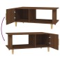 vidaXL Mesa de centro madera contrachapada roble marrón 90x50x40 cm vidaXL Mesa de centro madera contrachapada roble marrón 90x50x40 cm