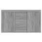 vidaXL Aparador de madera contrachapada gris Sonoma 120x36x69 cm vidaXL Aparador de madera contrachapada gris Sonoma 120x36x69 cm