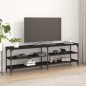 vidaXL Mueble de TV madera contrachapada negro 160x30x50 cm vidaXL Mueble de TV madera contrachapada negro 160x30x50 cm