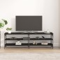 vidaXL Mueble de TV madera contrachapada negro 160x30x50 cm vidaXL Mueble de TV madera contrachapada negro 160x30x50 cm