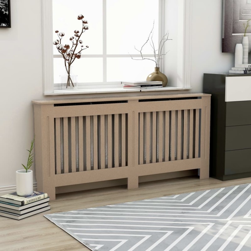 vidaXL Cubierta para radiador MDF 172x19x81 cm vidaXL Cubierta para radiador MDF 172x19x81 cm