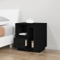 vidaXL Mesitas de noche 2 uds madera maciza de pino negro 50x34x50 cm vidaXL Mesitas de noche 2 uds madera maciza de pino negro 50x34x50 cm