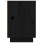 vidaXL Mesitas de noche 2 uds madera maciza de pino negro 50x34x50 cm vidaXL Mesitas de noche 2 uds madera maciza de pino negro 50x34x50 cm