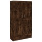 vidaXL Armario libros madera contrachapada roble humo 82,5x30,5x150 cm vidaXL Armario libros madera contrachapada roble humo 82,5x30,5x150 cm