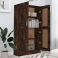 vidaXL Armario libros madera contrachapada roble humo 82,5x30,5x150 cm vidaXL Armario libros madera contrachapada roble humo 82,5x30,5x150 cm