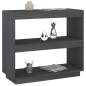vidaXL Estantería de madera maciza de pino gris 80x35x71 cm vidaXL Estantería de madera maciza de pino gris 80x35x71 cm