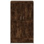 vidaXL Armario libros madera contrachapada roble humo 82,5x30,5x150 cm vidaXL Armario libros madera contrachapada roble humo 82,5x30,5x150 cm