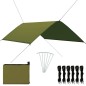 vidaXL Lona de exterior verde 3x2 m