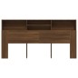 vidaXL Armario cabecero marrón roble 200x19x103,5 cm vidaXL Armario cabecero marrón roble 200x19x103,5 cm