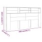 vidaXL Armario cabecero marrón roble 200x19x103,5 cm vidaXL Armario cabecero marrón roble 200x19x103,5 cm