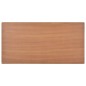 vidaXL Mesa de comedor contrachapada maciza acero marrón 120x60x73 cm vidaXL Mesa de comedor contrachapada maciza acero marrón 120x60x73 cm