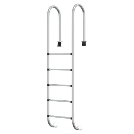 vidaXL Escalera para piscina acero inoxidable 304 54x38x211 cm