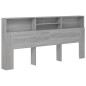 vidaXL Mueble cabecero color gris Sonoma 220x19x103,5 cm vidaXL Mueble cabecero color gris Sonoma 220x19x103,5 cm