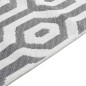 vidaXL Alfombra de algodón gris 120x180 cm vidaXL Alfombra de algodón gris 120x180 cm