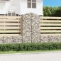 vidaXL Cesta gaviones forma arco hierro galvanizado 100x50x180/200 cm vidaXL Cesta gaviones forma arco hierro galvanizado 100x50x180/200 cm