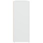 vidaXL Aparador de madera contrachapada blanco 91x29,5x75 cm vidaXL Aparador de madera contrachapada blanco 91x29,5x75 cm
