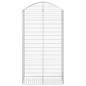 vidaXL Cesta gaviones forma arco hierro galvanizado 100x50x180/200 cm vidaXL Cesta gaviones forma arco hierro galvanizado 100x50x180/200 cm