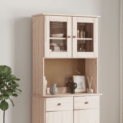 vidaXL Armario superior para tocador ALTA madera de pino 77x30x92 cm