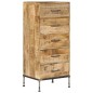 vidaXL Cómoda de madera maciza de mango 45x35x106 cm vidaXL Cómoda de madera maciza de mango 45x35x106 cm