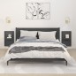 vidaXL Estantes mesitas de pared 2 uds madera maciza de pino gris vidaXL Estantes mesitas de pared 2 uds madera maciza de pino gris