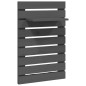 vidaXL Estantes mesitas de pared 2 uds madera maciza de pino gris vidaXL Estantes mesitas de pared 2 uds madera maciza de pino gris