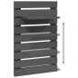 vidaXL Estantes mesitas de pared 2 uds madera maciza de pino gris vidaXL Estantes mesitas de pared 2 uds madera maciza de pino gris