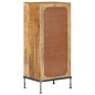 vidaXL Cómoda de madera maciza de mango 45x35x106 cm vidaXL Cómoda de madera maciza de mango 45x35x106 cm