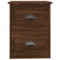vidaXL Mesita de noche de pared color roble marrón 41,5x36x53 cm vidaXL Mesita de noche de pared color roble marrón 41,5x36x53 cm