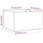 vidaXL Cajas de almacenaje con tapa 3 pzas madera maciza pino negro