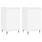 vidaXL Aparadores 2 uds madera de ingeniería blanco 40x35x70 cm vidaXL Aparadores 2 uds madera de ingeniería blanco 40x35x70 cm