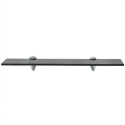vidaXL Estante flotante de cristal 50x10 cm 8 mm