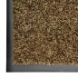 vidaXL Felpudo lavable marrón 60x180 cm vidaXL Felpudo lavable marrón 60x180 cm