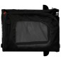vidaXL Remolque de bicicleta mascotas hierro tela Oxford negro vidaXL Remolque de bicicleta mascotas hierro tela Oxford negro