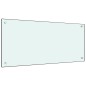 vidaXL Protección salpicaduras cocina vidrio templado blanco 90x40 cm vidaXL Protección salpicaduras cocina vidrio templado blanco 90x40 cm