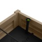 vidaXL Jardinera alta polipropileno marrón claro 110x45x79 cm vidaXL Jardinera alta polipropileno marrón claro 110x45x79 cm