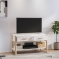 vidaXL Mueble para TV madera contrachapada blanco 82x38x45 cm vidaXL Mueble para TV madera contrachapada blanco 82x38x45 cm