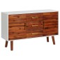 vidaXL Aparador de madera maciza de acacia y MDF 110x35x70 cm vidaXL Aparador de madera maciza de acacia y MDF 110x35x70 cm