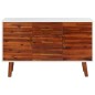 vidaXL Aparador de madera maciza de acacia y MDF 110x35x70 cm vidaXL Aparador de madera maciza de acacia y MDF 110x35x70 cm