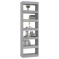 vidaXL Estantería/divisor de espacios gris Sonoma 60x30x198 cm vidaXL Estantería/divisor de espacios gris Sonoma 60x30x198 cm